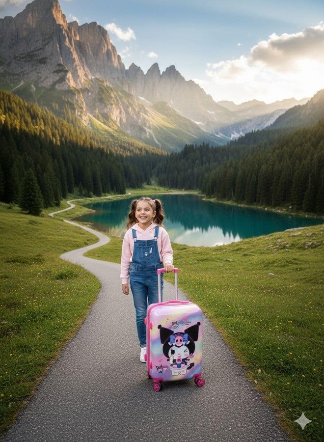 Swarn Products حقيبة سفر متينة للأطفال من سوارن برودكتس، مصنوعة من البولي كربونات متعدد الألوان، خفيفة الوزن للغاية، ومزودة بعجلات (20 بوصة). - Image 5